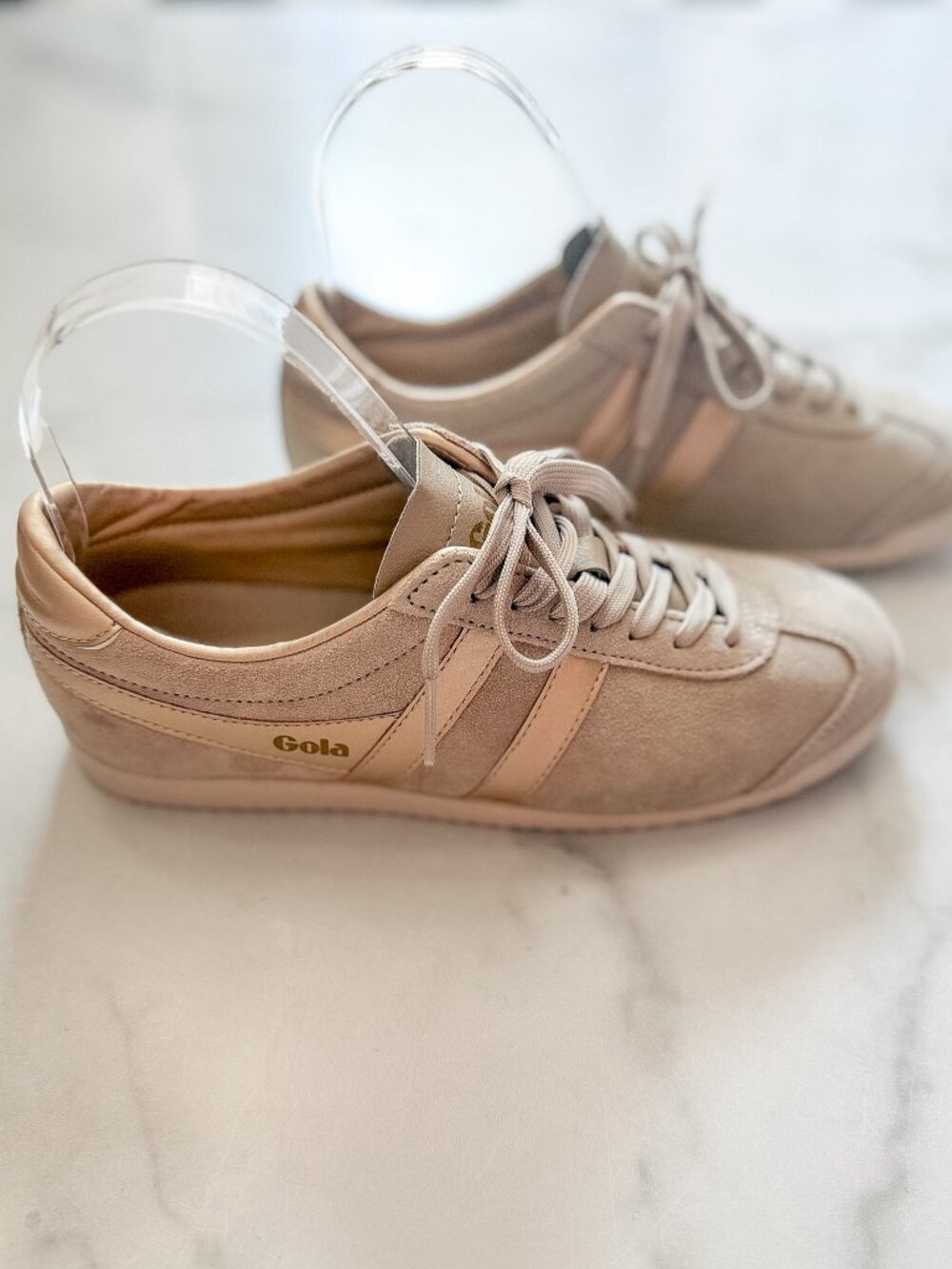 Gola Bullet Pearl Women's Sneakers in Bone, Size 7.5 - Picture 6 of 12